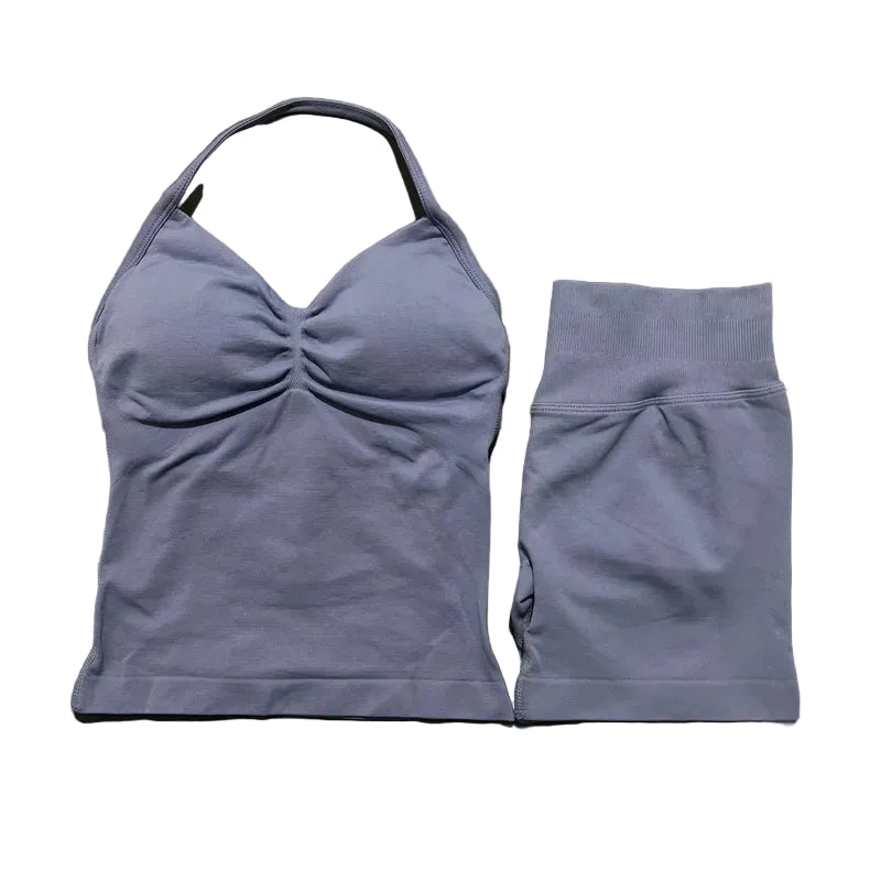 Premium Halter Yoga Set (2-piece seamless)