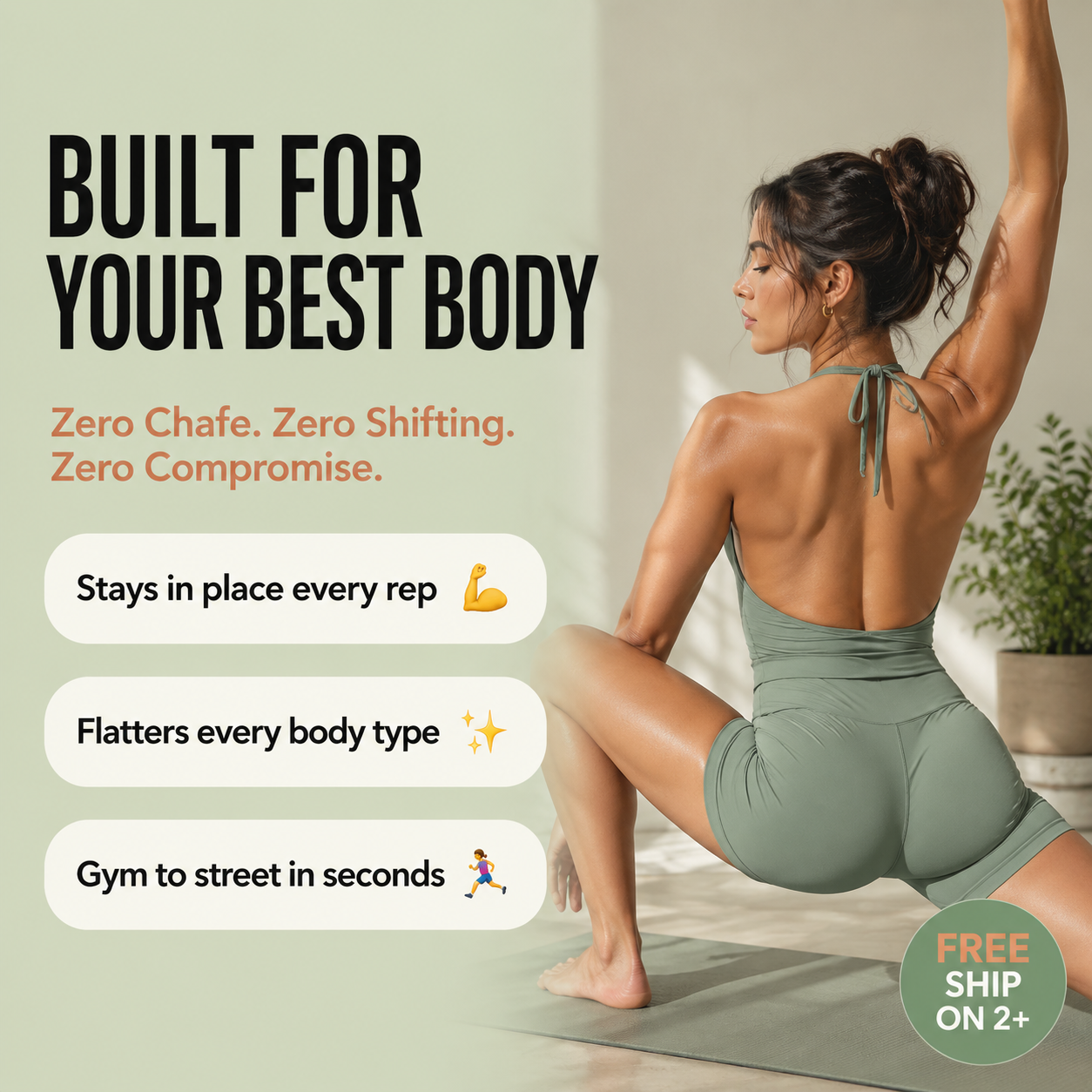Premium Halter Yoga Set (2-piece seamless)