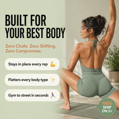 Premium Halter Yoga Set (2-piece seamless)