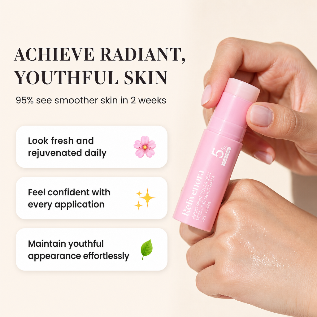 Relivenora™ REDO Pink Collagen Volume Multi Balm